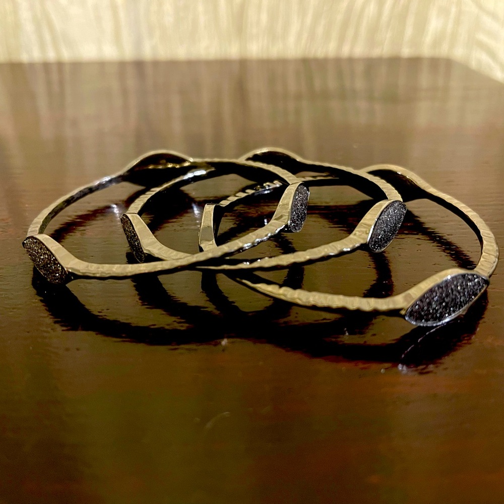 Bangles, silver-set of 3